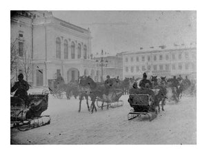 Iarna pe Calea Victoriei, București, 1900-1915 - v2